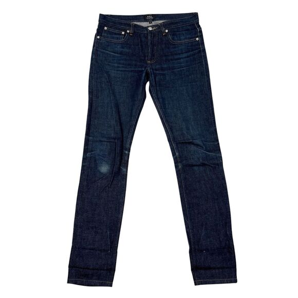 APC Jeans Men Size 30 Slim Japanese Selvedge Denim Petit New Standard Button Fly